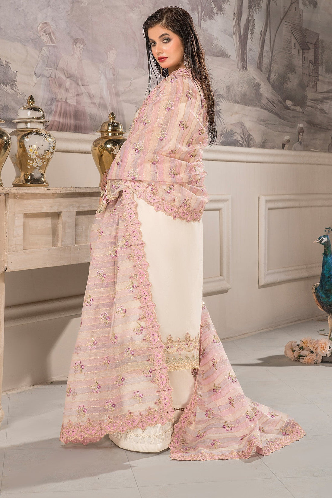 Imrozia Premium | Dilkash Formals | IP-108 Saanjh - Official Imrozia Premium stockist in UK - Sakeena London