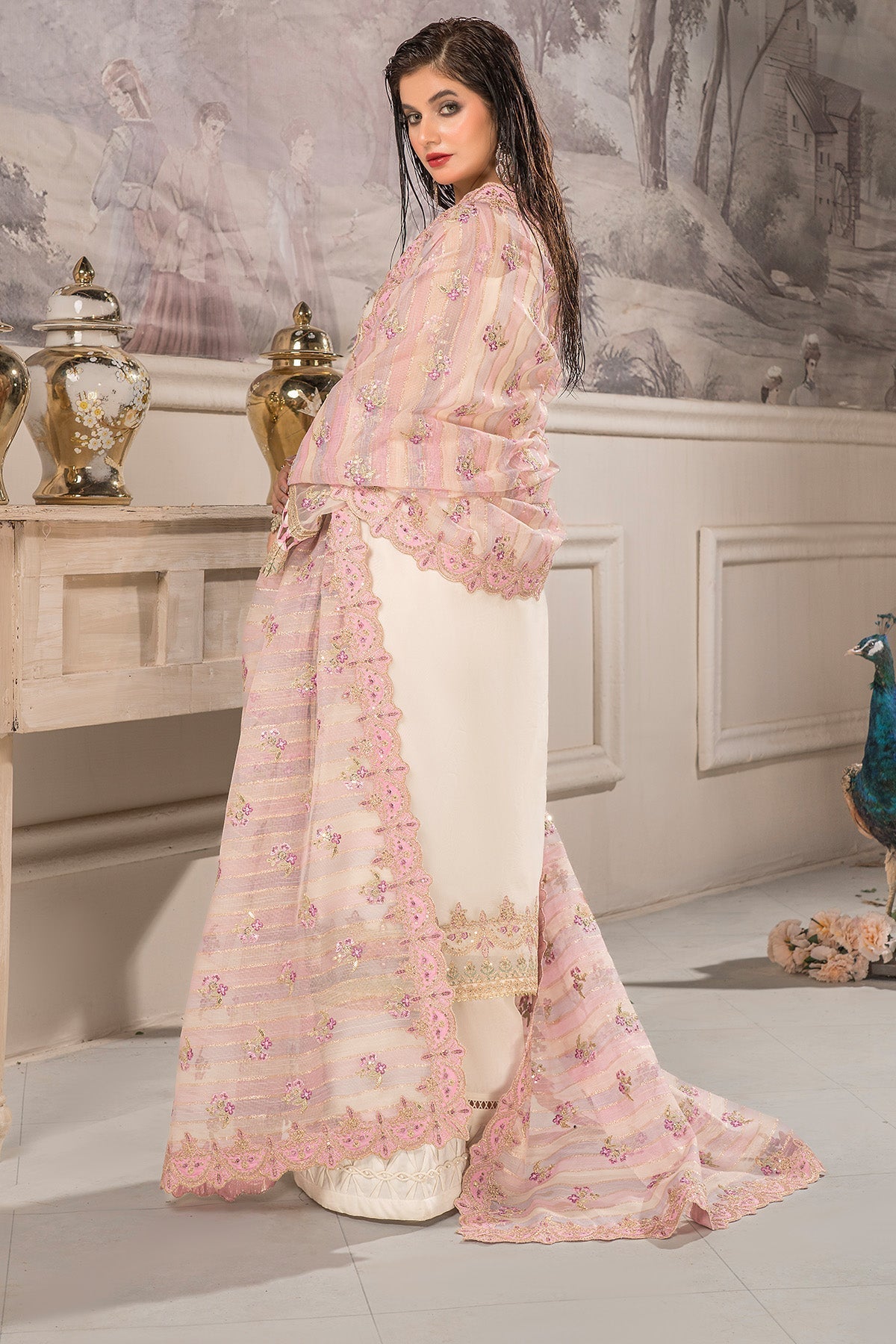 Imrozia Premium | Dilkash Formals | IP-108 Saanjh - Official Imrozia Premium stockist in UK - Sakeena London