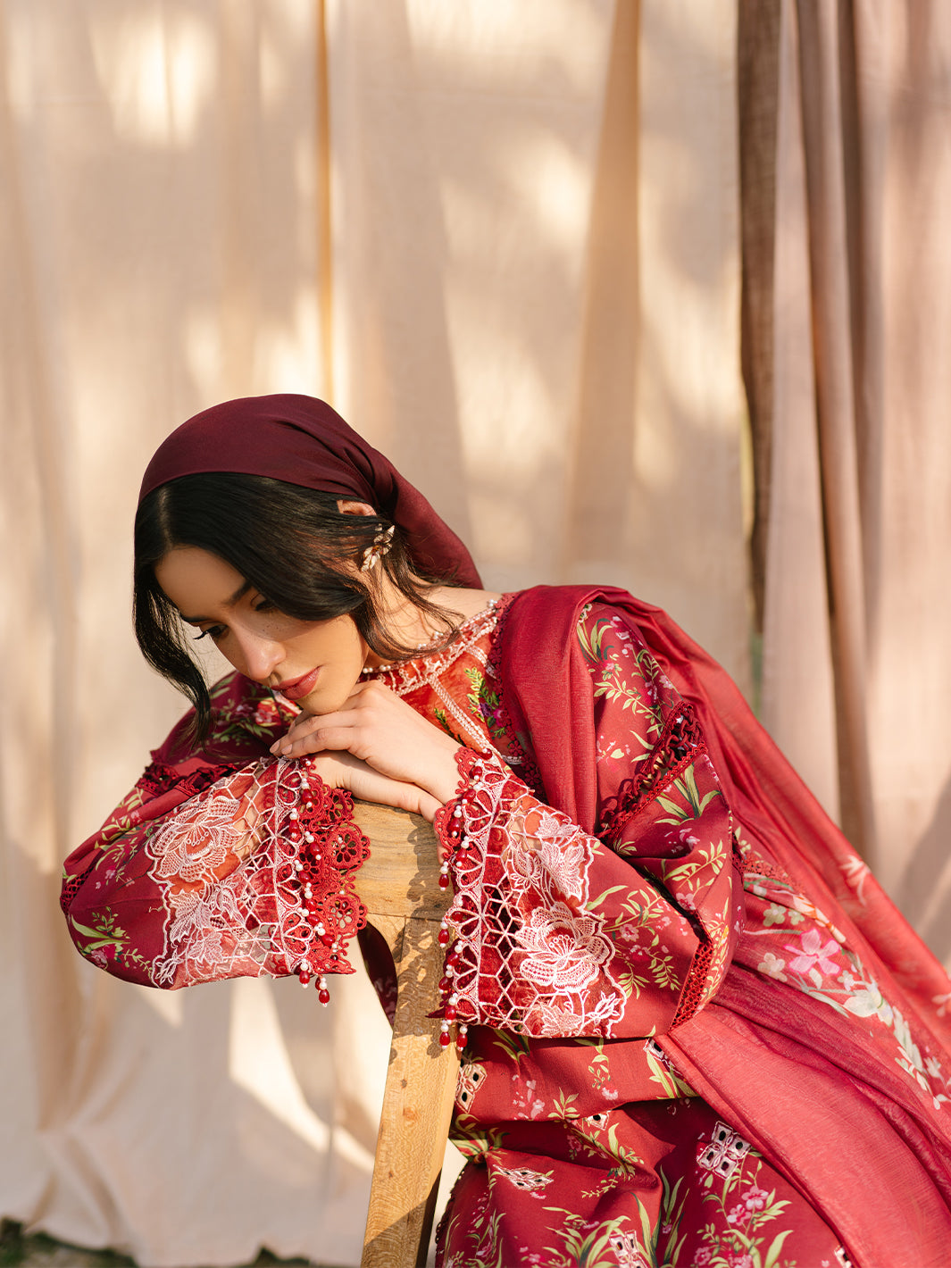 Parishay | Ivy Bloom Luxury Lawn | IVY-02 - Official Parishay stockist in UK - Sakeena London