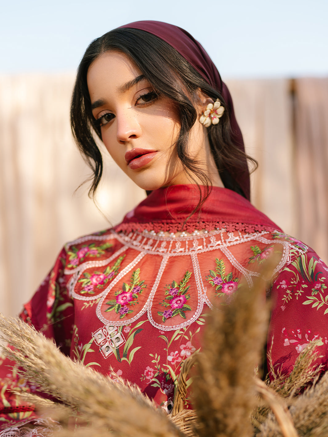 Parishay | Ivy Bloom Luxury Lawn | IVY-02 - Official Parishay stockist in UK - Sakeena London
