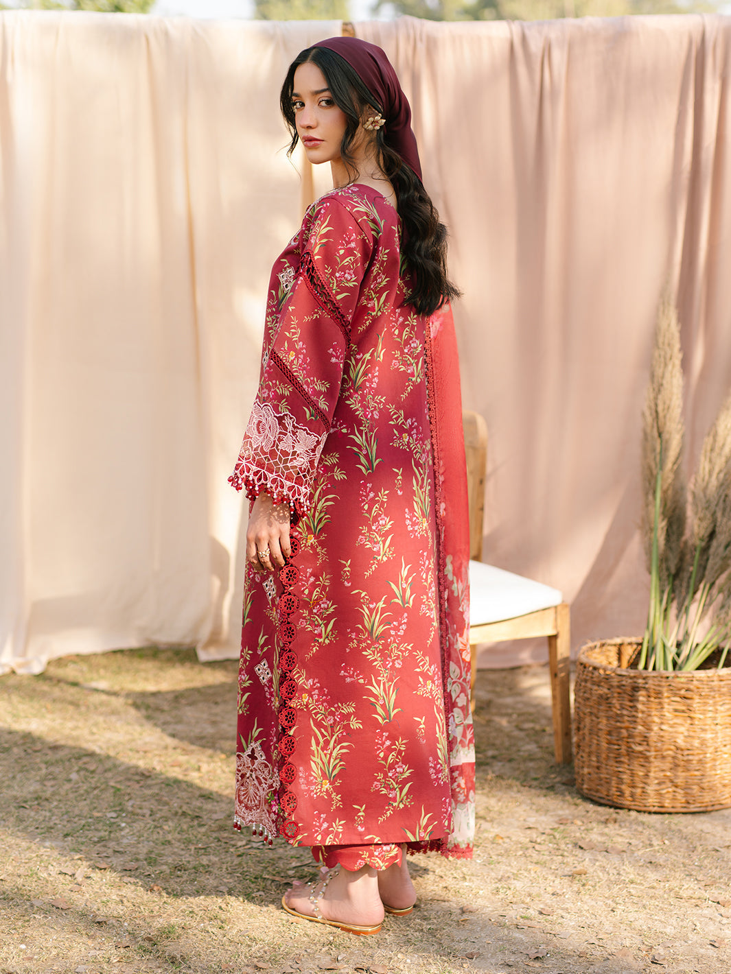 Parishay | Ivy Bloom Luxury Lawn | IVY-02 - Official Parishay stockist in UK - Sakeena London
