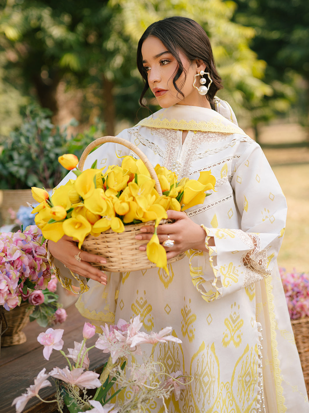 Parishay | Ivy Bloom Luxury Lawn | IVY-03 - Official Parishay stockist in UK - Sakeena London