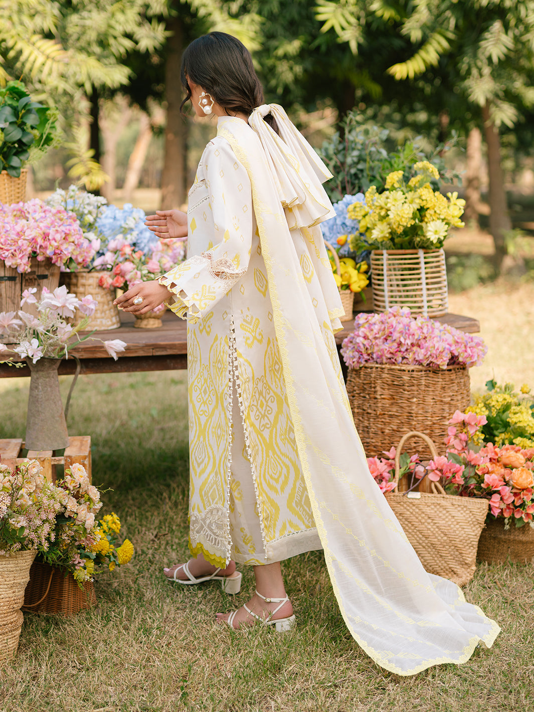 Parishay | Ivy Bloom Luxury Lawn | IVY-03 - Official Parishay stockist in UK - Sakeena London