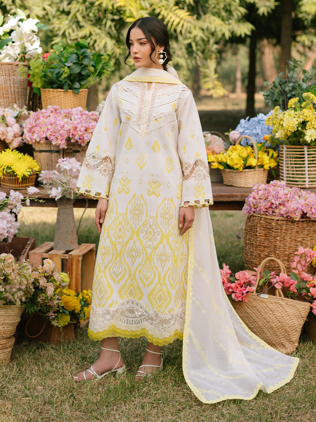 Parishay | Ivy Bloom Luxury Lawn | IVY-03 - Official Parishay stockist in UK - Sakeena London