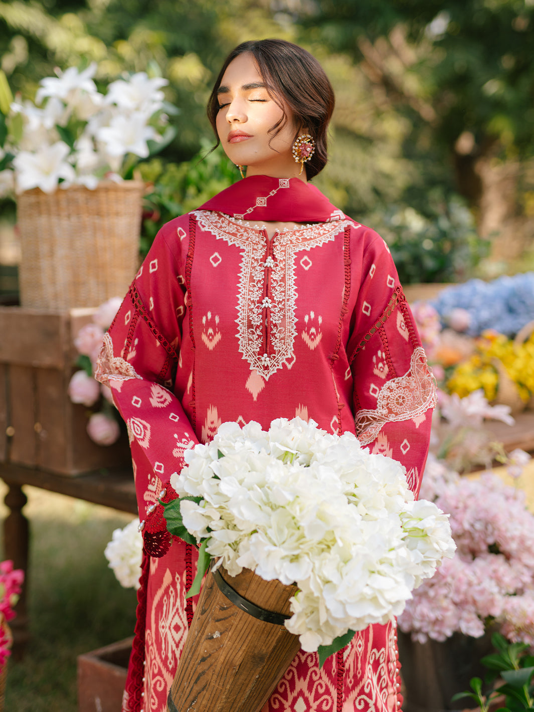 Parishay | Ivy Bloom Luxury Lawn | IVY-04 - Official Parishay stockist in UK - Sakeena London