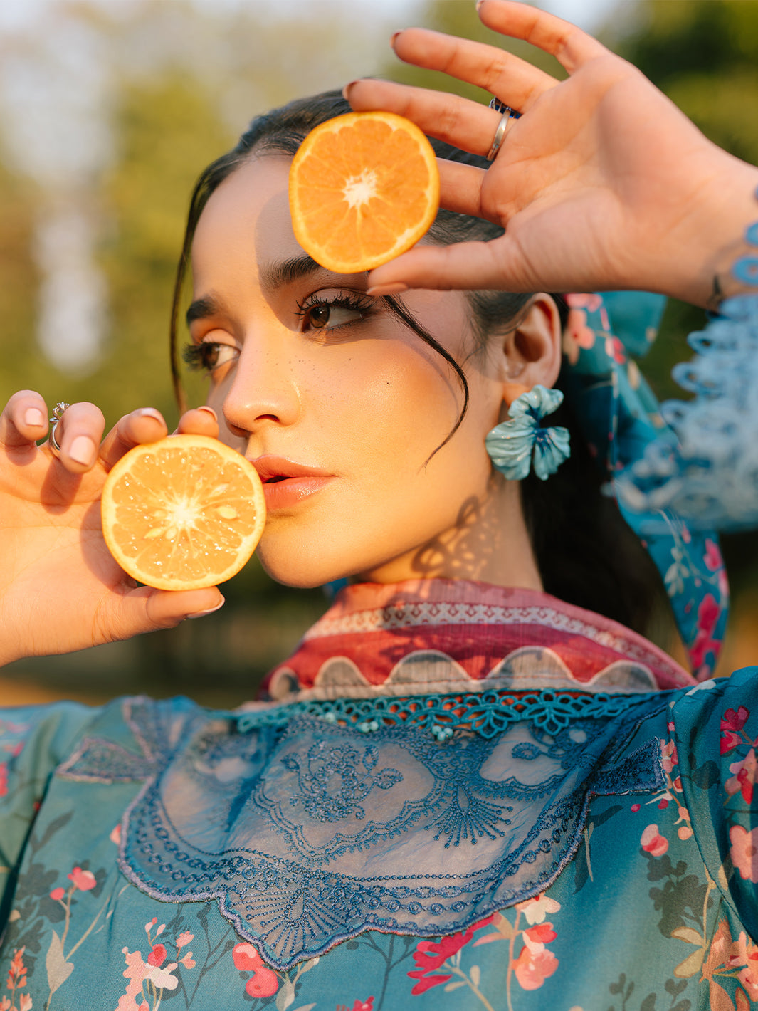 Parishay | Ivy Bloom Luxury Lawn | IVY-07 - Official Parishay stockist in UK - Sakeena London