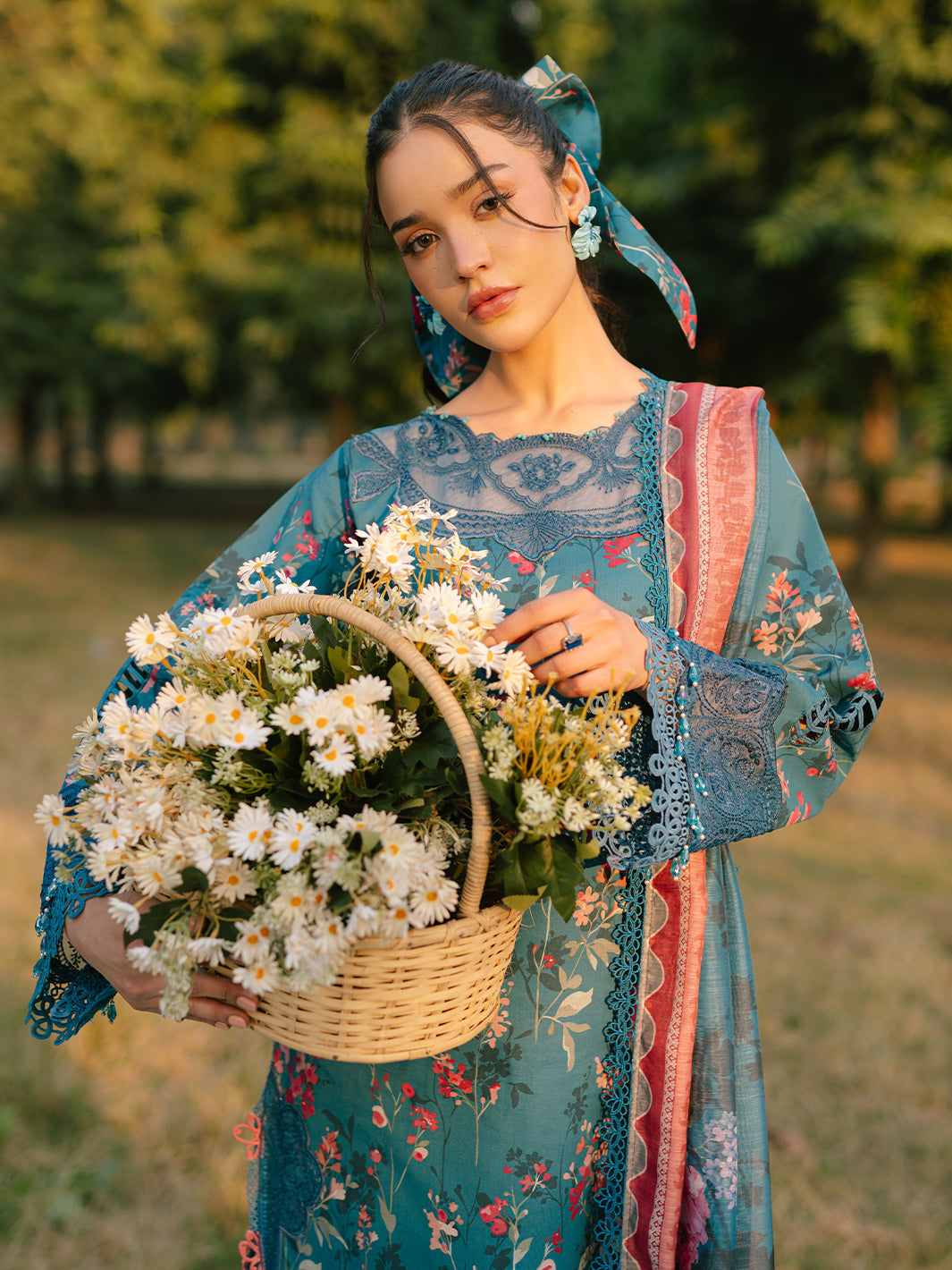 Parishay | Ivy Bloom Luxury Lawn | IVY-07 - Official Parishay stockist in UK - Sakeena London
