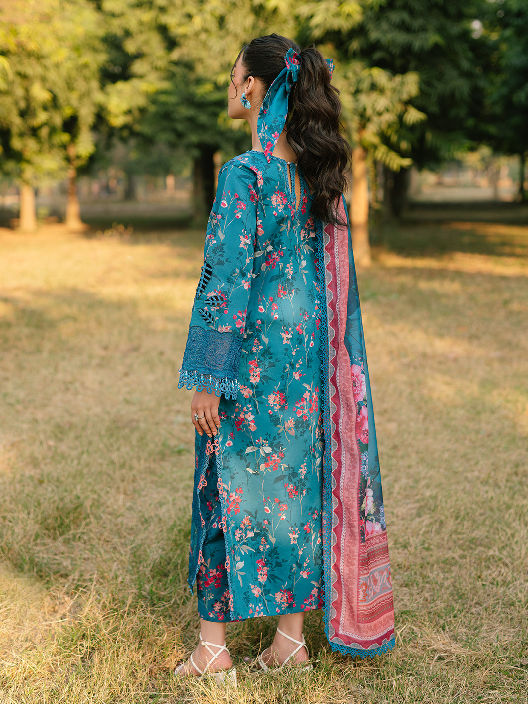 Parishay | Ivy Bloom Luxury Lawn | IVY-07 - Official Parishay stockist in UK - Sakeena London