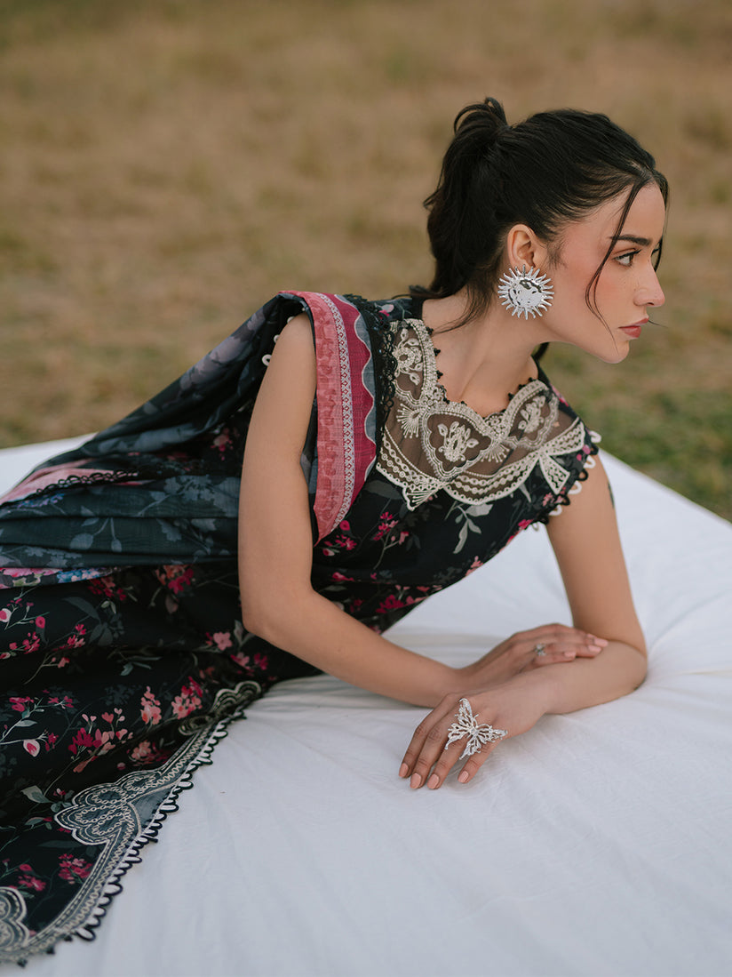 Parishay | Ivy Bloom Luxury Lawn | IVY-08 - Official Parishay stockist in UK - Sakeena London