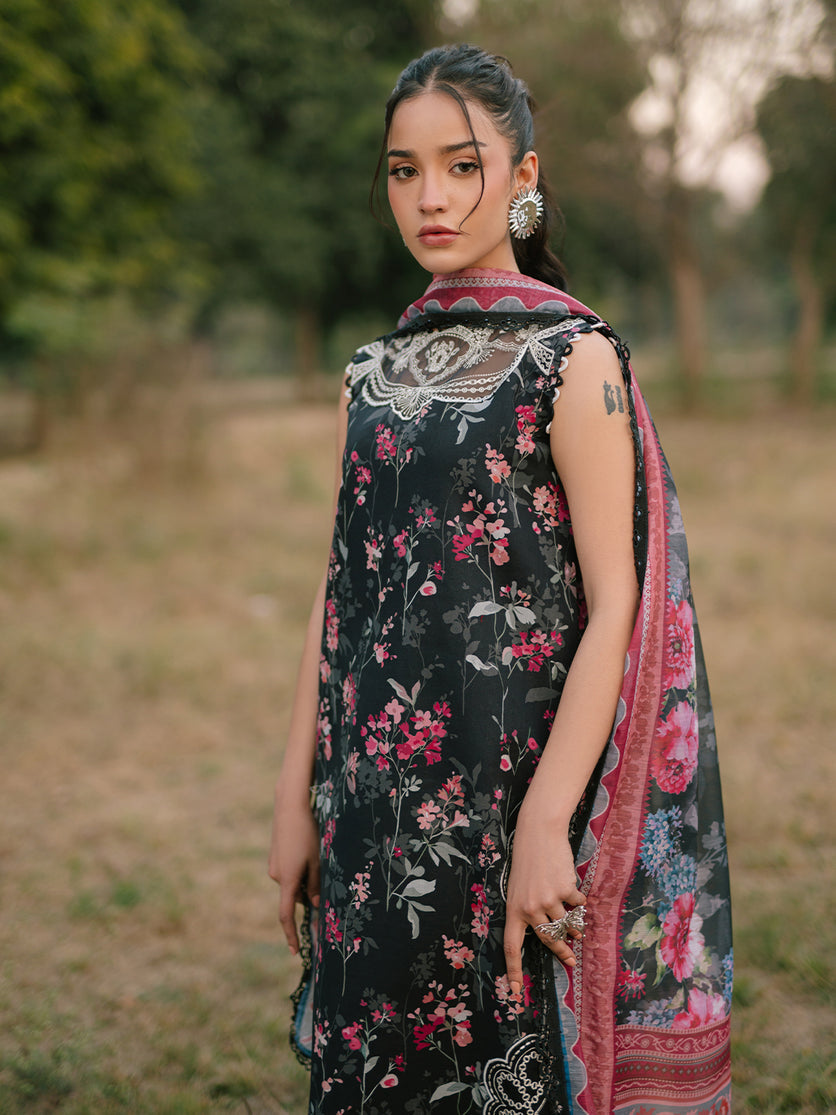 Parishay | Ivy Bloom Luxury Lawn | IVY-08 - Official Parishay stockist in UK - Sakeena London