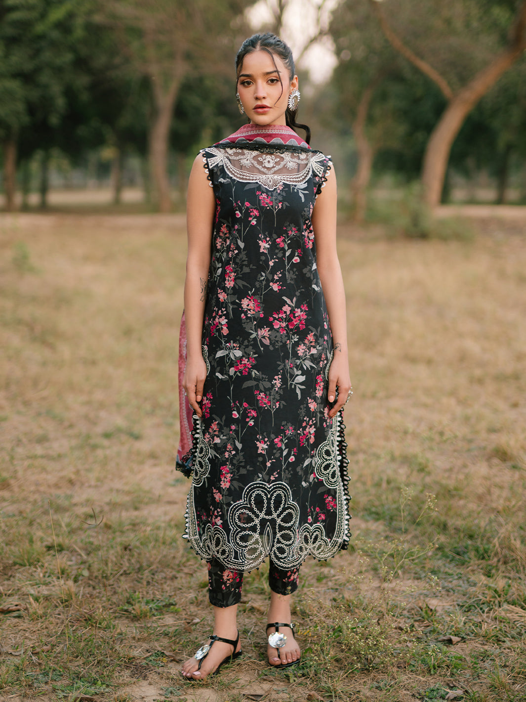 Parishay | Ivy Bloom Luxury Lawn | IVY-08 - Official Parishay stockist in UK - Sakeena London