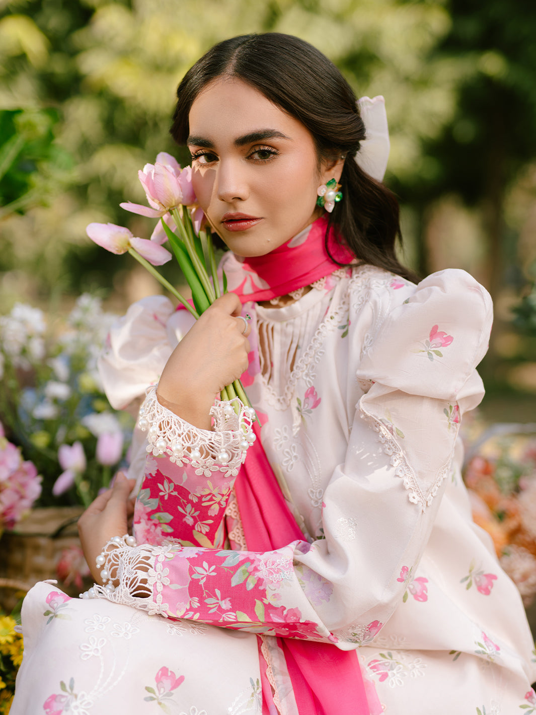 Parishay | Ivy Bloom Luxury Lawn | IVY-09 - Official Parishay stockist in UK - Sakeena London