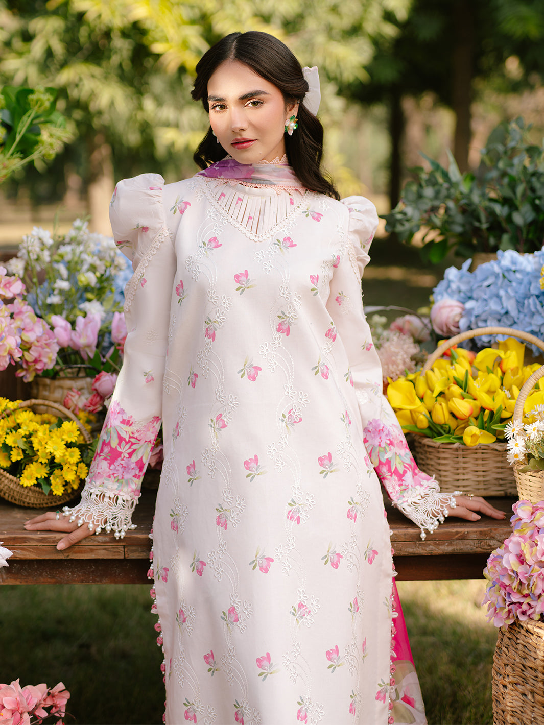 Parishay | Ivy Bloom Luxury Lawn | IVY-09 - Official Parishay stockist in UK - Sakeena London