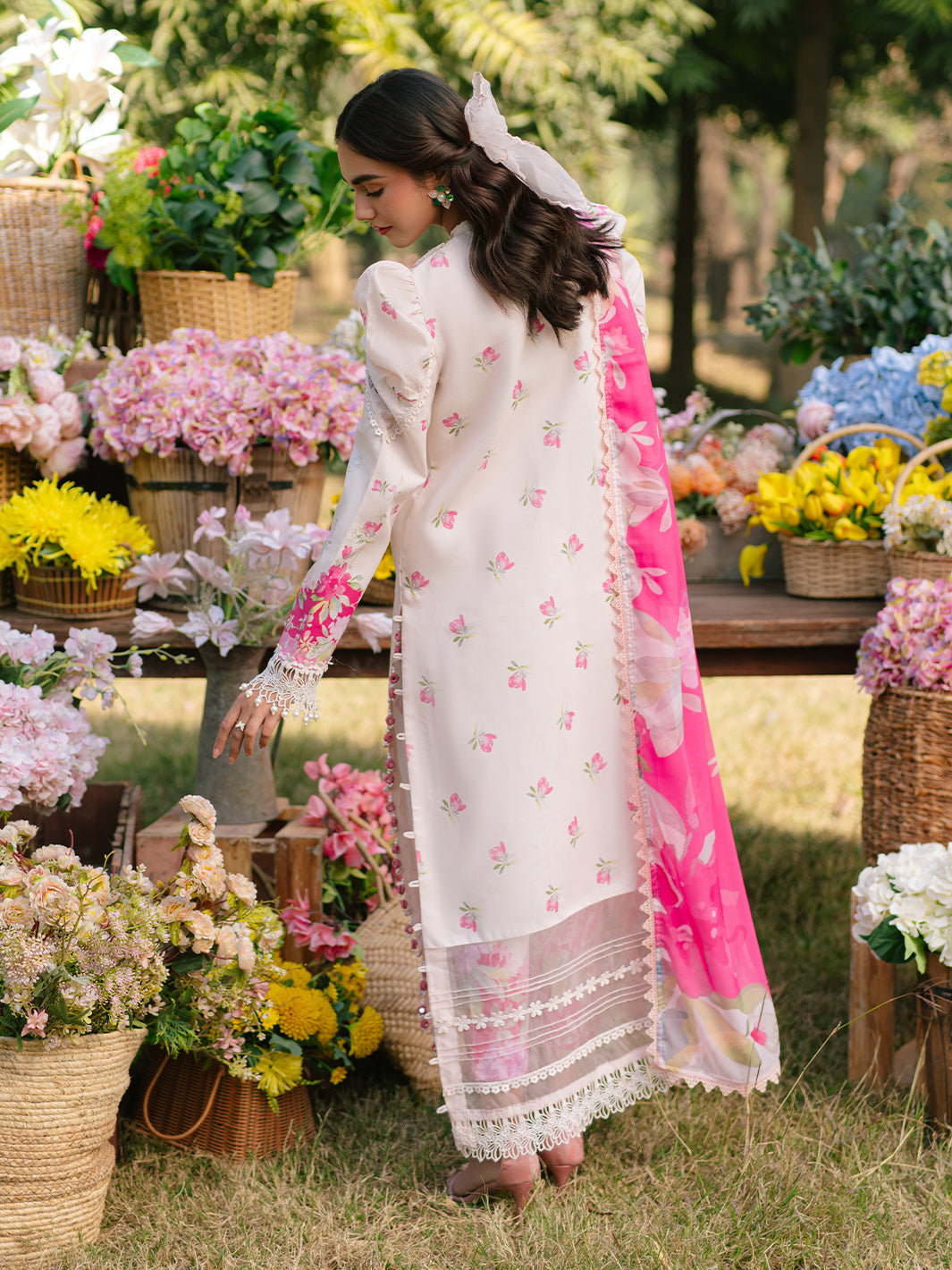 Parishay | Ivy Bloom Luxury Lawn | IVY-09 - Official Parishay stockist in UK - Sakeena London