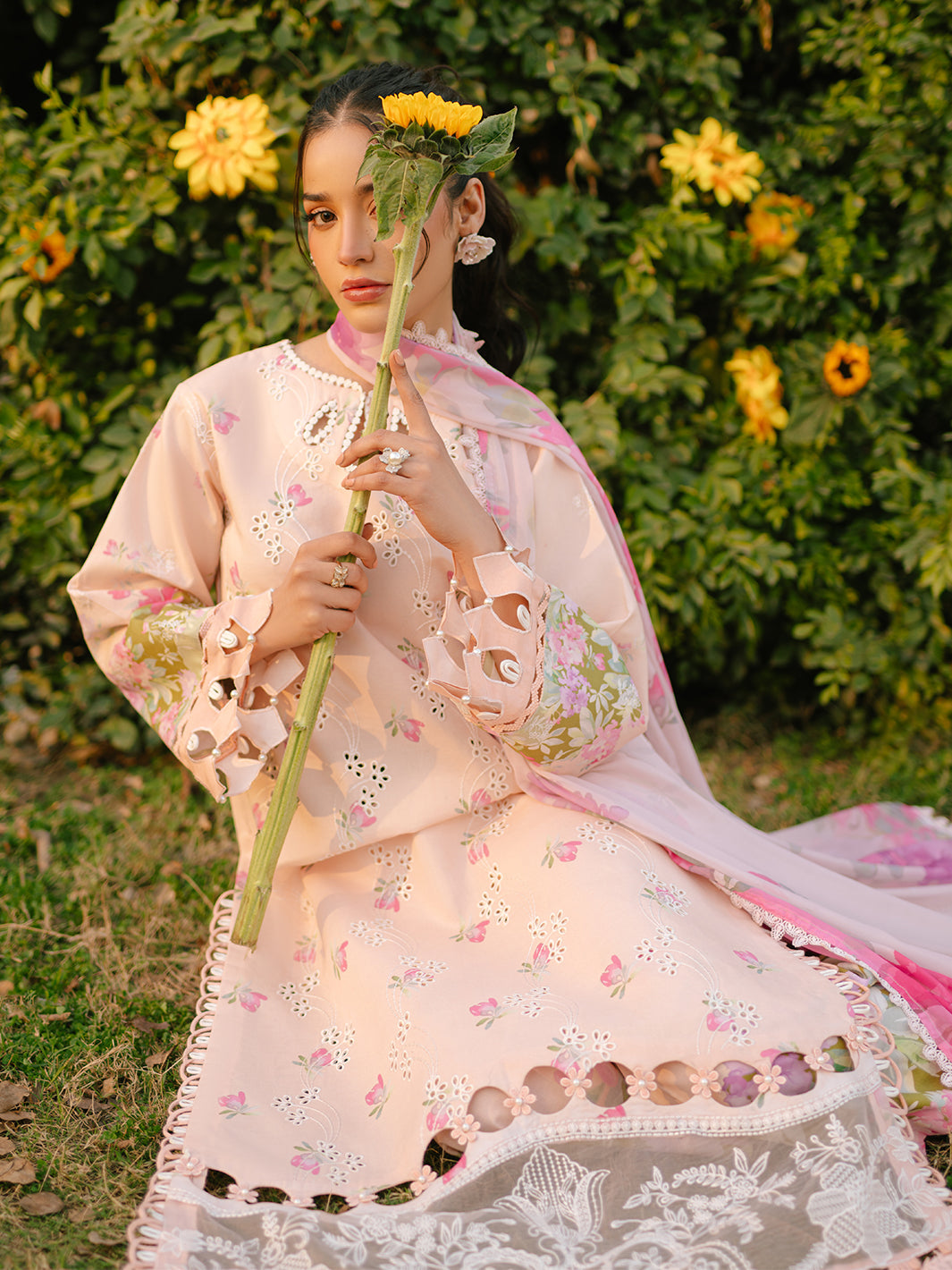 Parishay | Ivy Bloom Luxury Lawn | IVY-10 - Official Parishay stockist in UK - Sakeena London