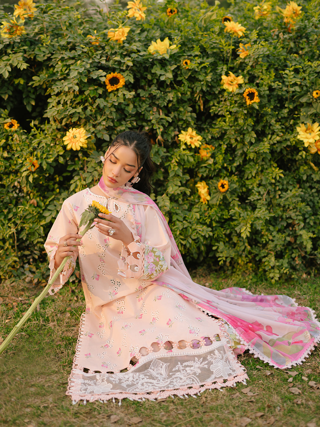Parishay | Ivy Bloom Luxury Lawn | IVY-10 - Official Parishay stockist in UK - Sakeena London