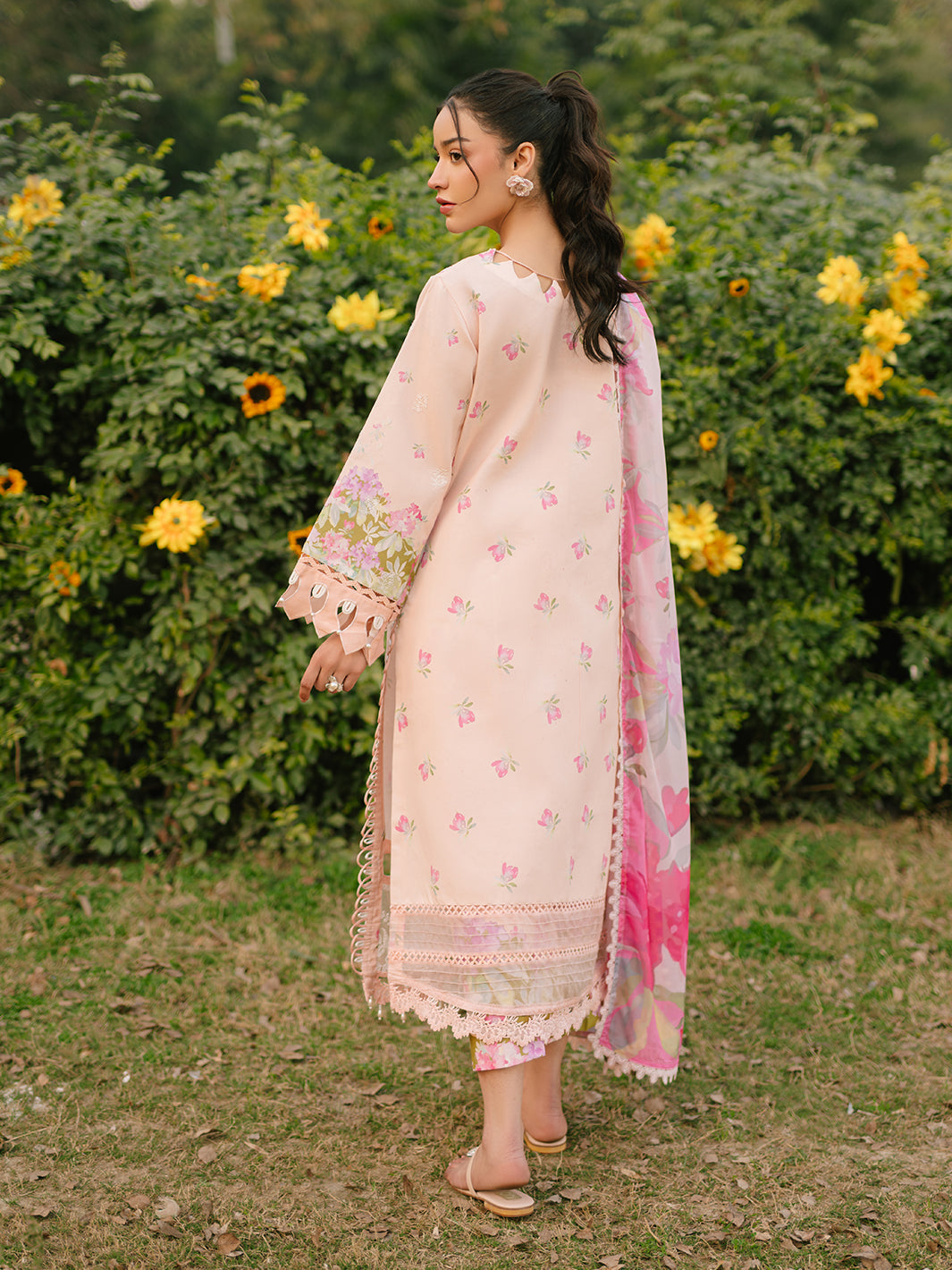 Parishay | Ivy Bloom Luxury Lawn | IVY-10 - Official Parishay stockist in UK - Sakeena London