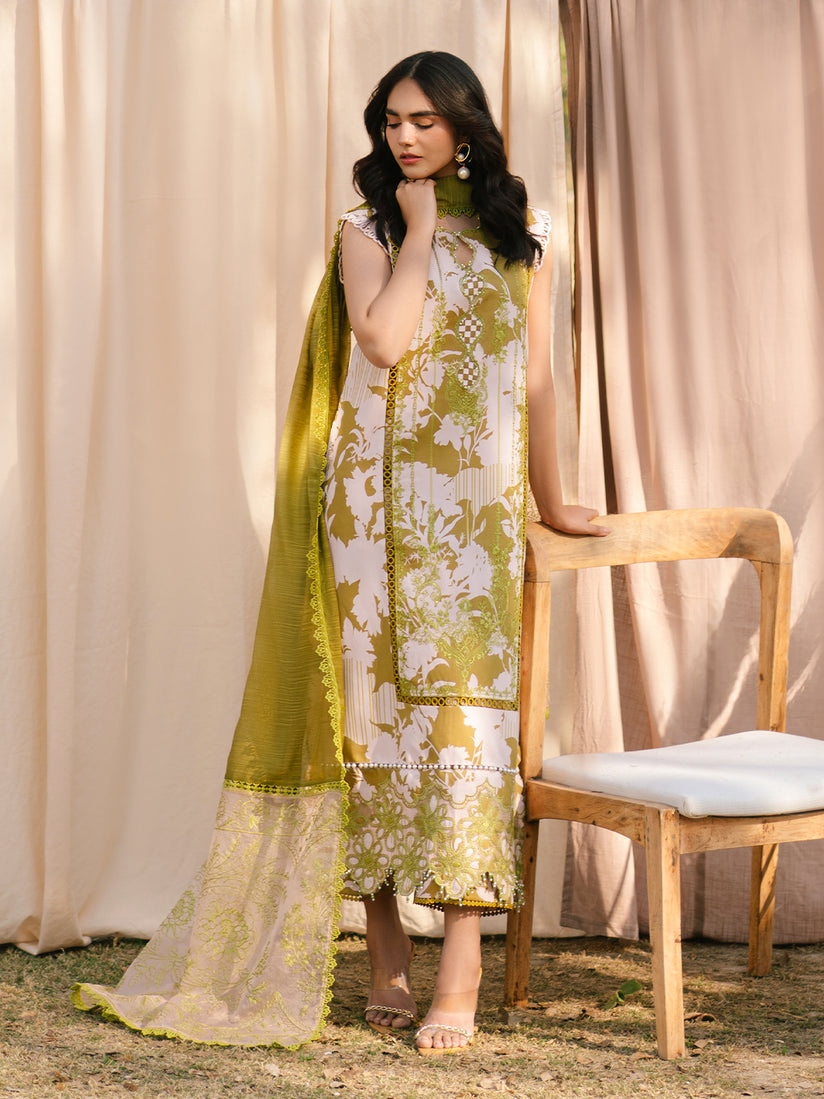 Parishay | Ivy Bloom Luxury Lawn | IVY-12 - Official Parishay stockist in UK - Sakeena London