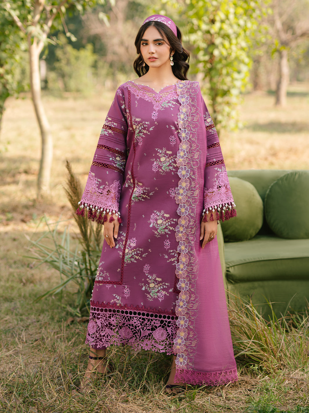 Parishay | Ivy Bloom Luxury Lawn | IVY-13 - Official Parishay stockist in UK - Sakeena London