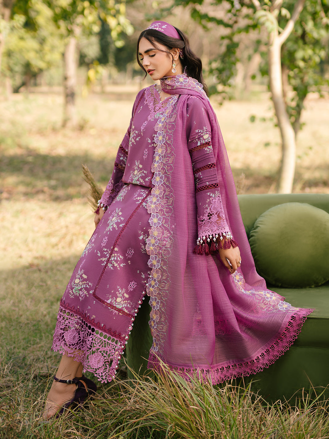 Parishay | Ivy Bloom Luxury Lawn | IVY-13 - Official Parishay stockist in UK - Sakeena London
