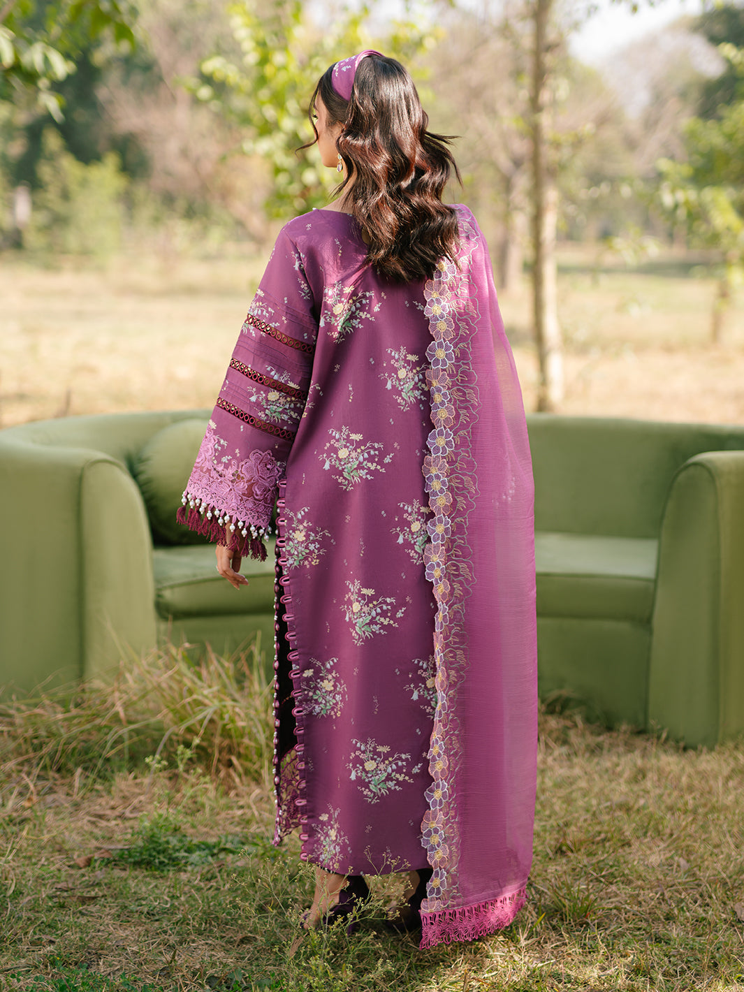 Parishay | Ivy Bloom Luxury Lawn | IVY-13 - Official Parishay stockist in UK - Sakeena London