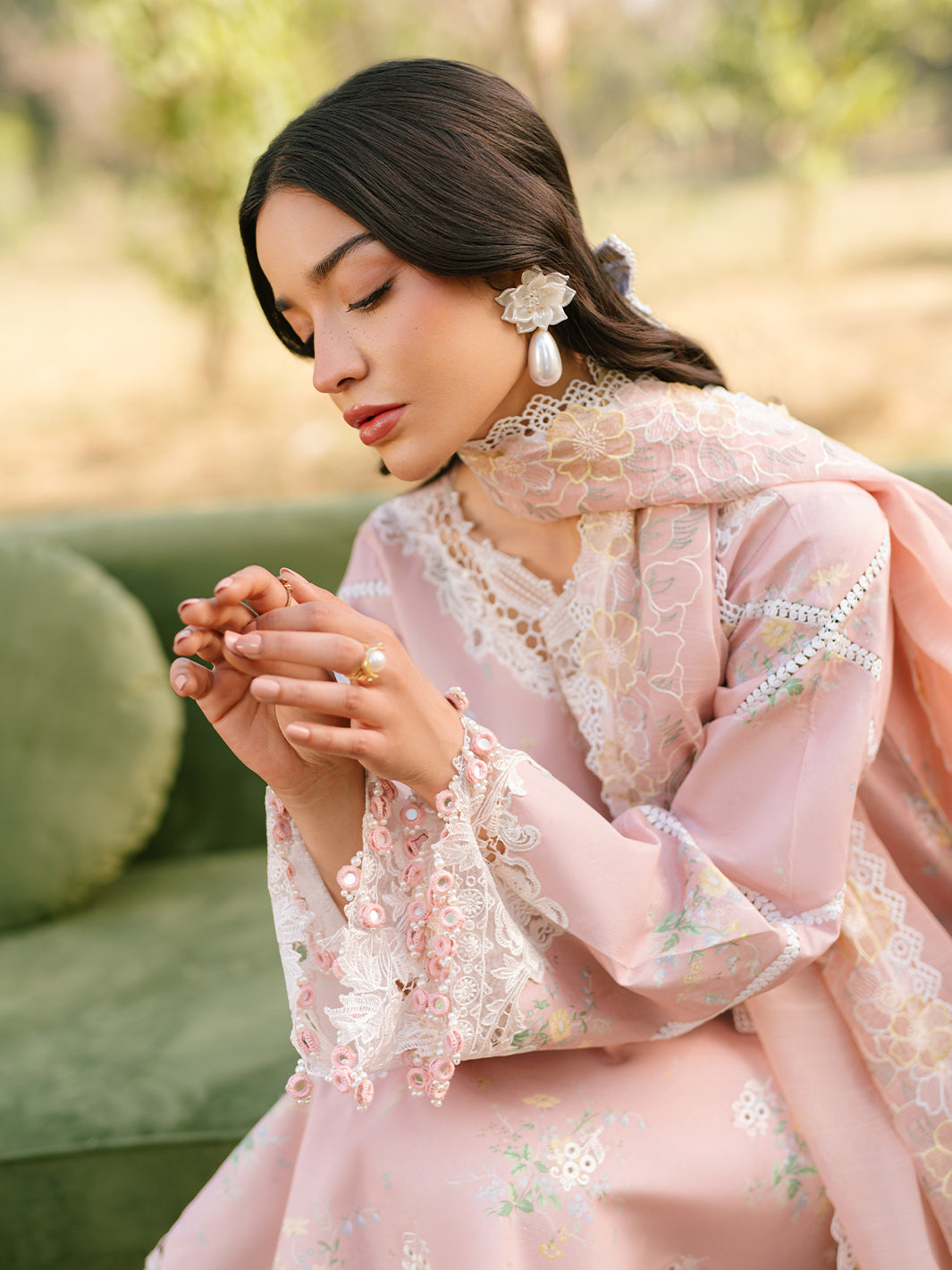Parishay | Ivy Bloom Luxury Lawn | IVY-14 - Official Parishay stockist in UK - Sakeena London