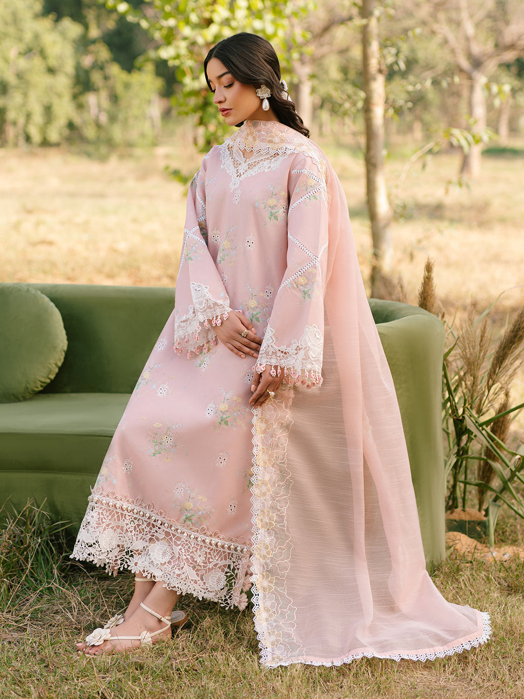 Parishay | Ivy Bloom Luxury Lawn | IVY-14 - Official Parishay stockist in UK - Sakeena London