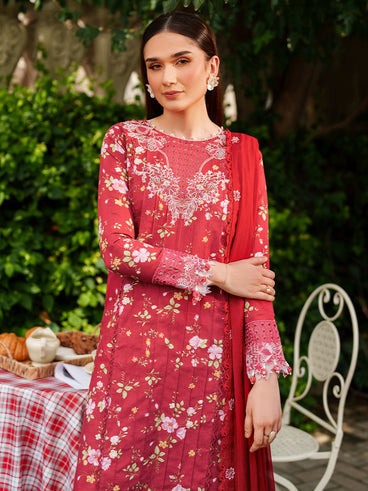 Parishay | Ivy Bloom Winter | IW-02 | 3 PC Winter - Official Parishay stockist in UK - Sakeena London