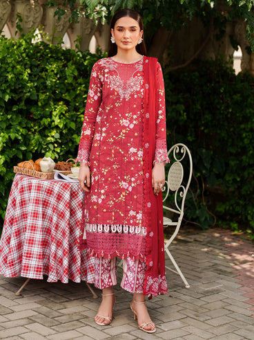 Parishay | Ivy Bloom Winter | IW-02 | 3 PC Winter - Official Parishay stockist in UK - Sakeena London