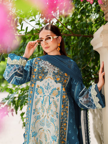 Parishay | Ivy Bloom Winter | IW-04 | 3 PC Winter - Official Parishay stockist in UK - Sakeena London