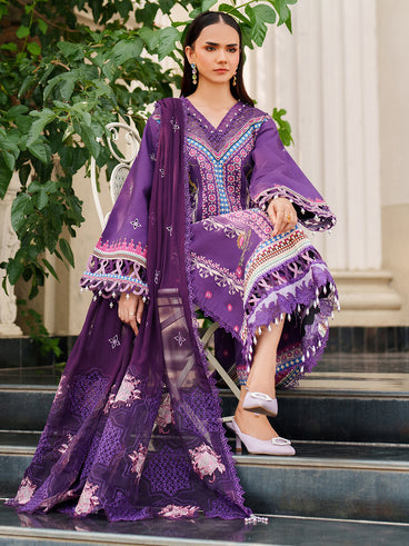 Parishay | Ivy Bloom Winter | IW-08 | 3 PC Winter - Official Parishay stockist in UK - Sakeena London