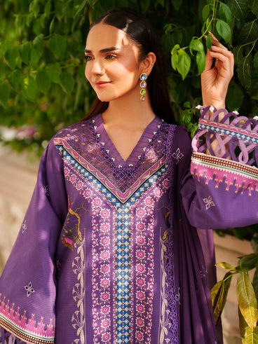 Parishay | Ivy Bloom Winter | IW-08 | 3 PC Winter - Official Parishay stockist in UK - Sakeena London