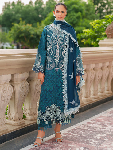 Parishay | Ivy Bloom Winter | IW-09 | 3 PC Winter - Official Parishay stockist in UK - Sakeena London