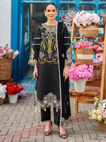 Parishay | Ivy Bloom Winter | IW-10 | 3 PC Winter - Official Parishay stockist in UK - Sakeena London