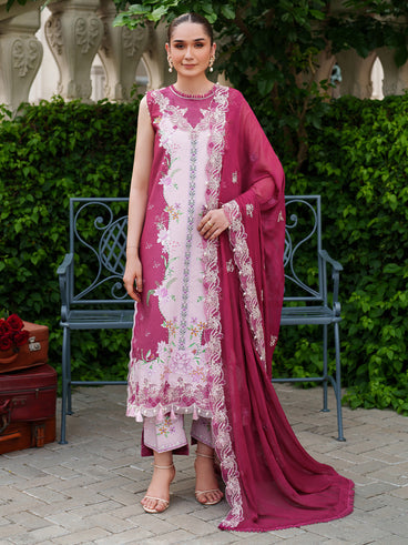Parishay | Ivy Bloom Winter | IW-11 | 3 PC Winter - Official Parishay stockist in UK - Sakeena London