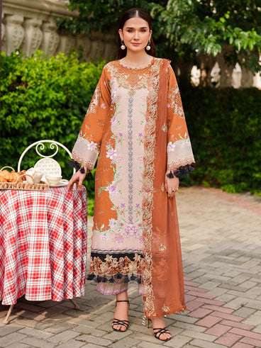 Parishay | Ivy Bloom Winter | IW-12 | 3 PC Winter - Official Parishay stockist in UK - Sakeena London