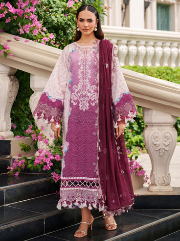 Parishay | Ivy Bloom Winter | IW-14 | 3 PC Winter - Official Parishay stockist in UK - Sakeena London
