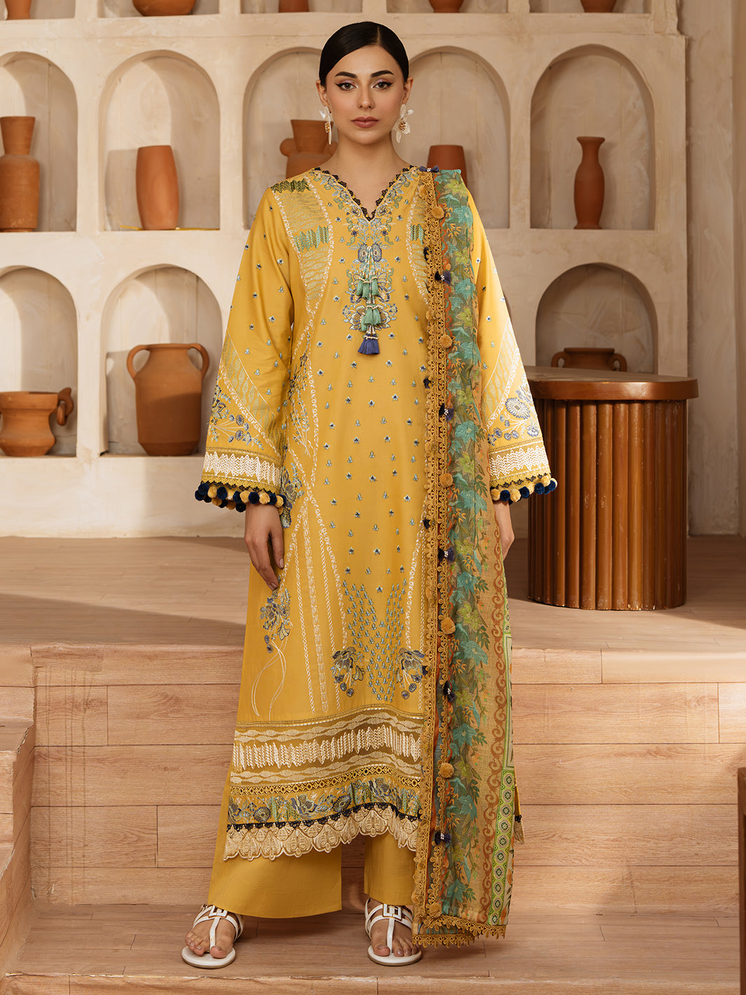 Mahnur | Florence Luxury Lawn 25 | ILENA - Official Mahnur stockist in UK - Sakeena London
