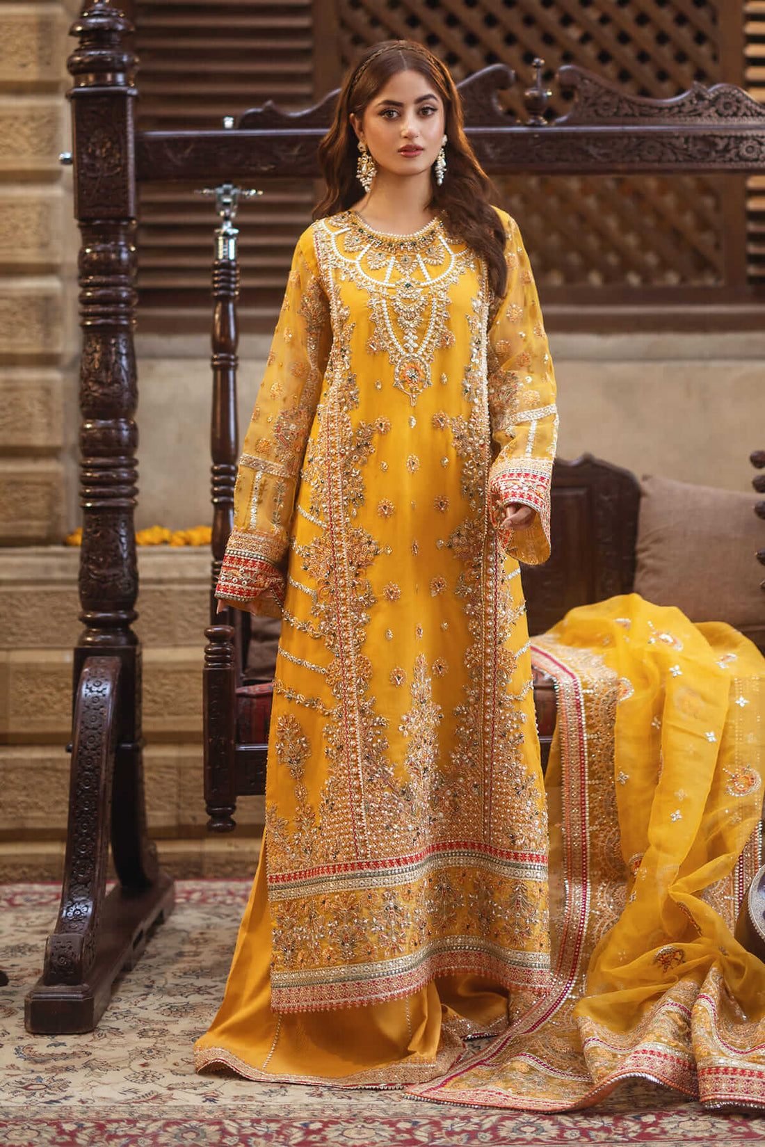 Imrozia Premium | Sajal Bridal Collection | SB-28 Mahpara - Official Imrozia Premium stockist in UK - Sakeena London
