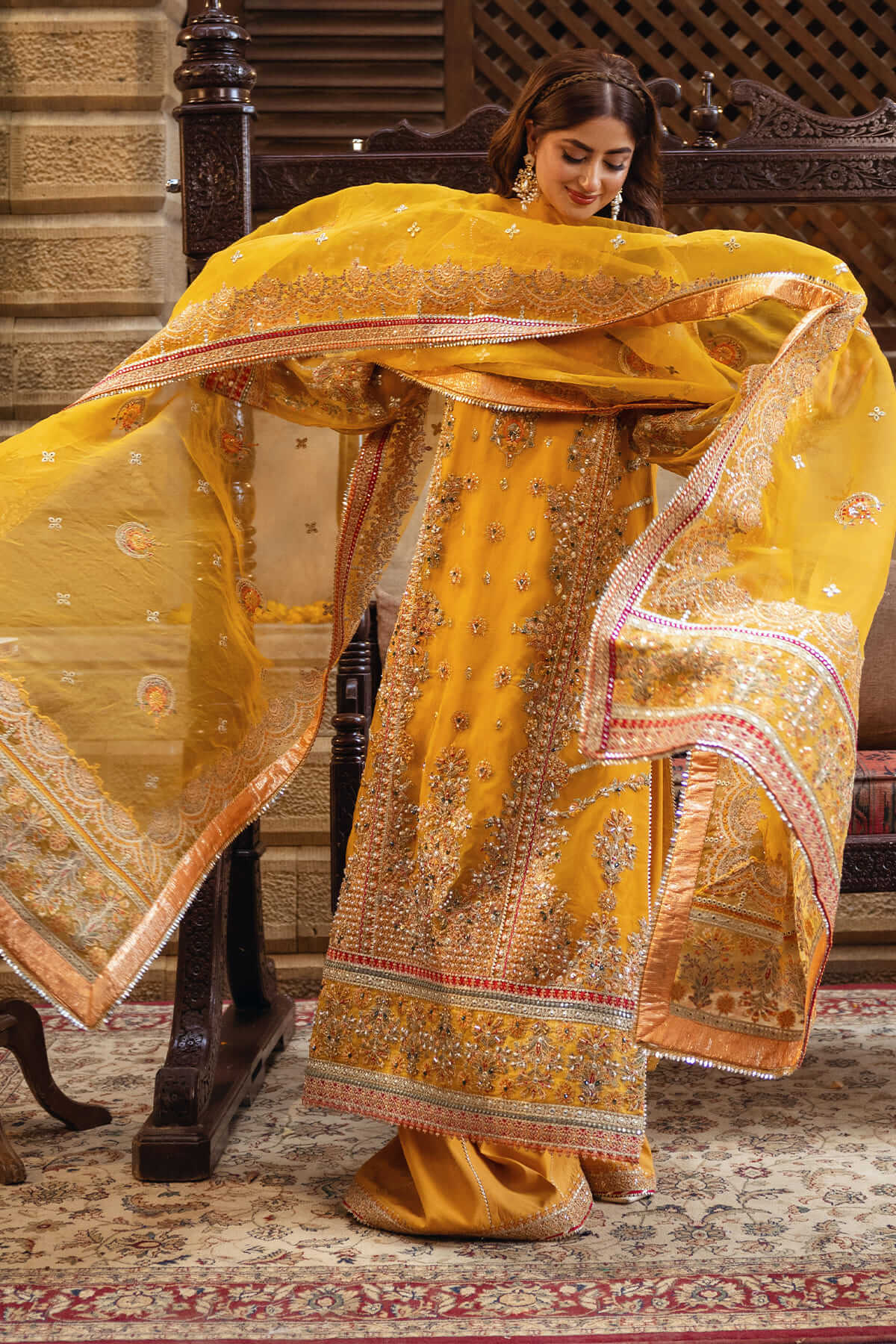 Imrozia Premium | Sajal Bridal Collection | SB-28 Mahpara - Official Imrozia Premium stockist in UK - Sakeena London