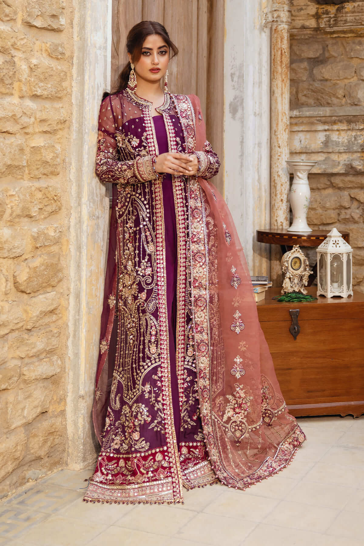 Imrozia Premium | Sajal Bridal Collection | SB-34 Nazakat - Official Imrozia Premium stockist in UK - Sakeena London