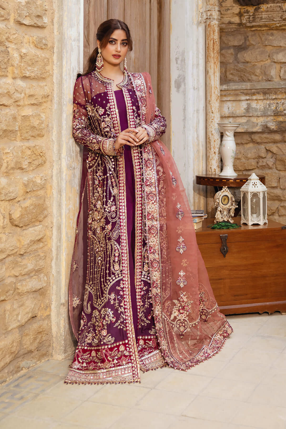Imrozia Premium | Sajal Bridal Collection | SB-34 Nazakat - Official Imrozia Premium stockist in UK - Sakeena London