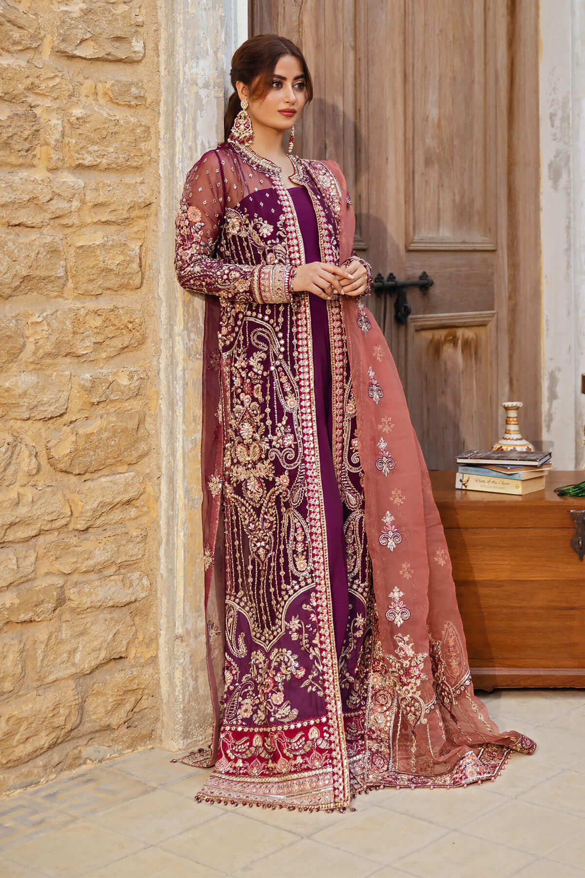 Imrozia Premium | Sajal Bridal Collection | SB-34 Nazakat - Official Imrozia Premium stockist in UK - Sakeena London