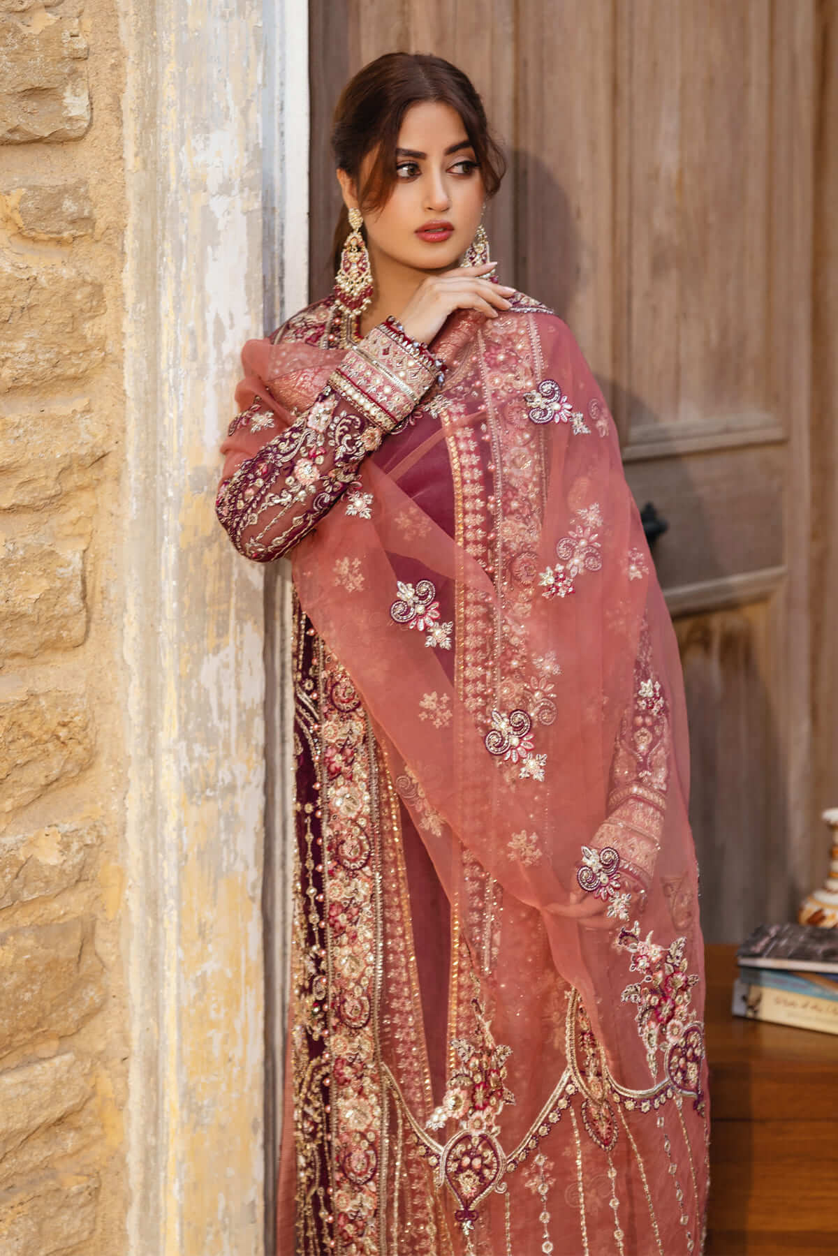 Imrozia Premium | Sajal Bridal Collection | SB-34 Nazakat - Official Imrozia Premium stockist in UK - Sakeena London