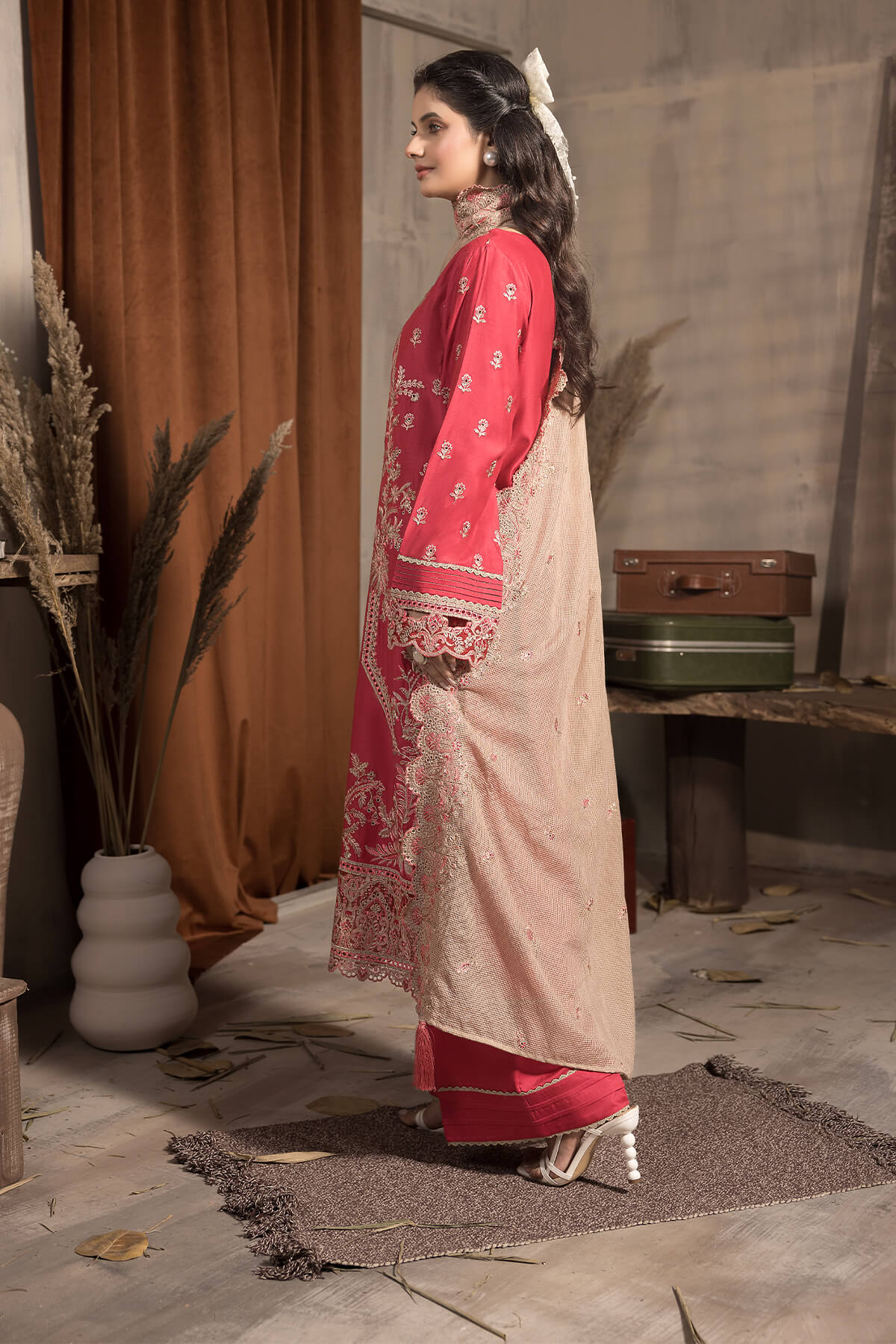Imrozia Premium | Sehar Winter Collection | I.P-72 Yaqoot - Official Imrozia Premium stockist in UK - Sakeena London