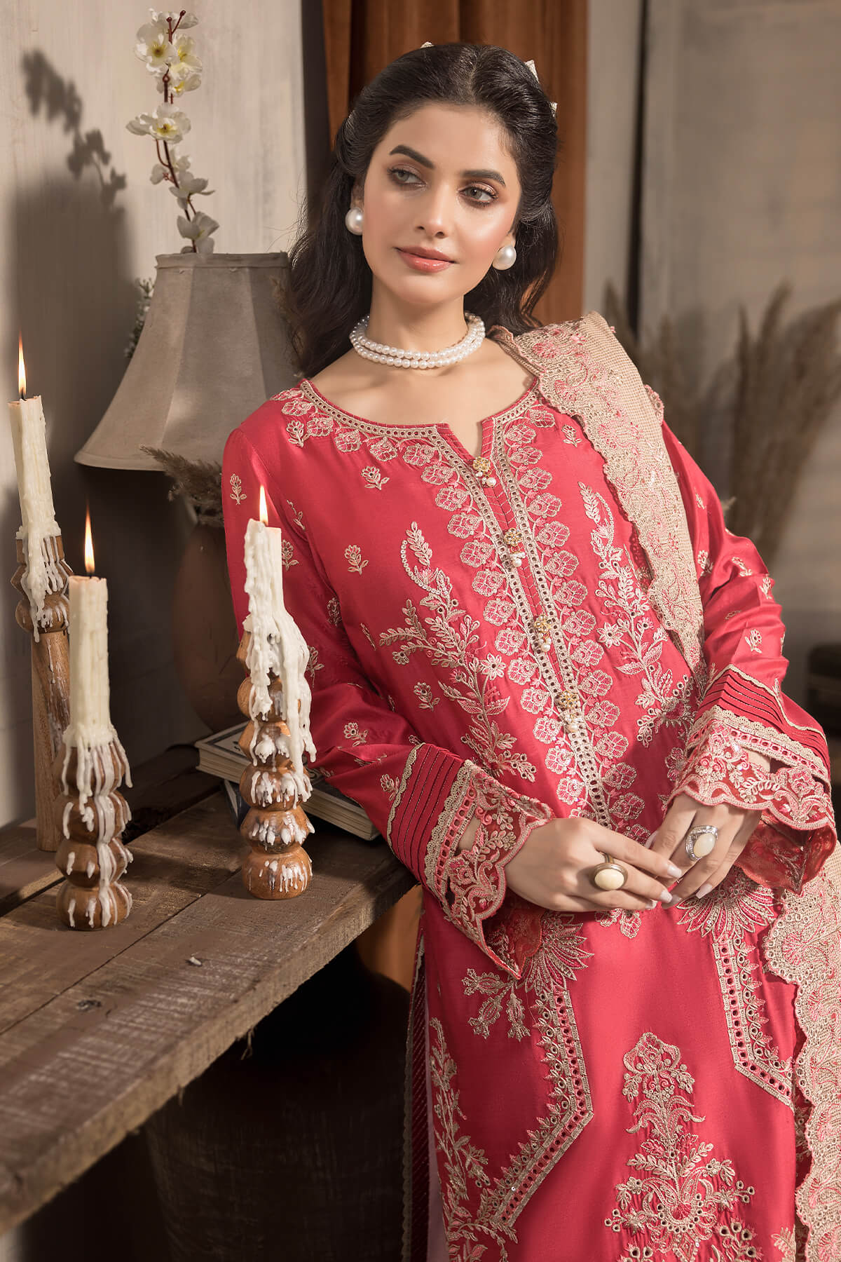 Imrozia Premium | Sehar Winter Collection | I.P-72 Yaqoot - Official Imrozia Premium stockist in UK - Sakeena London