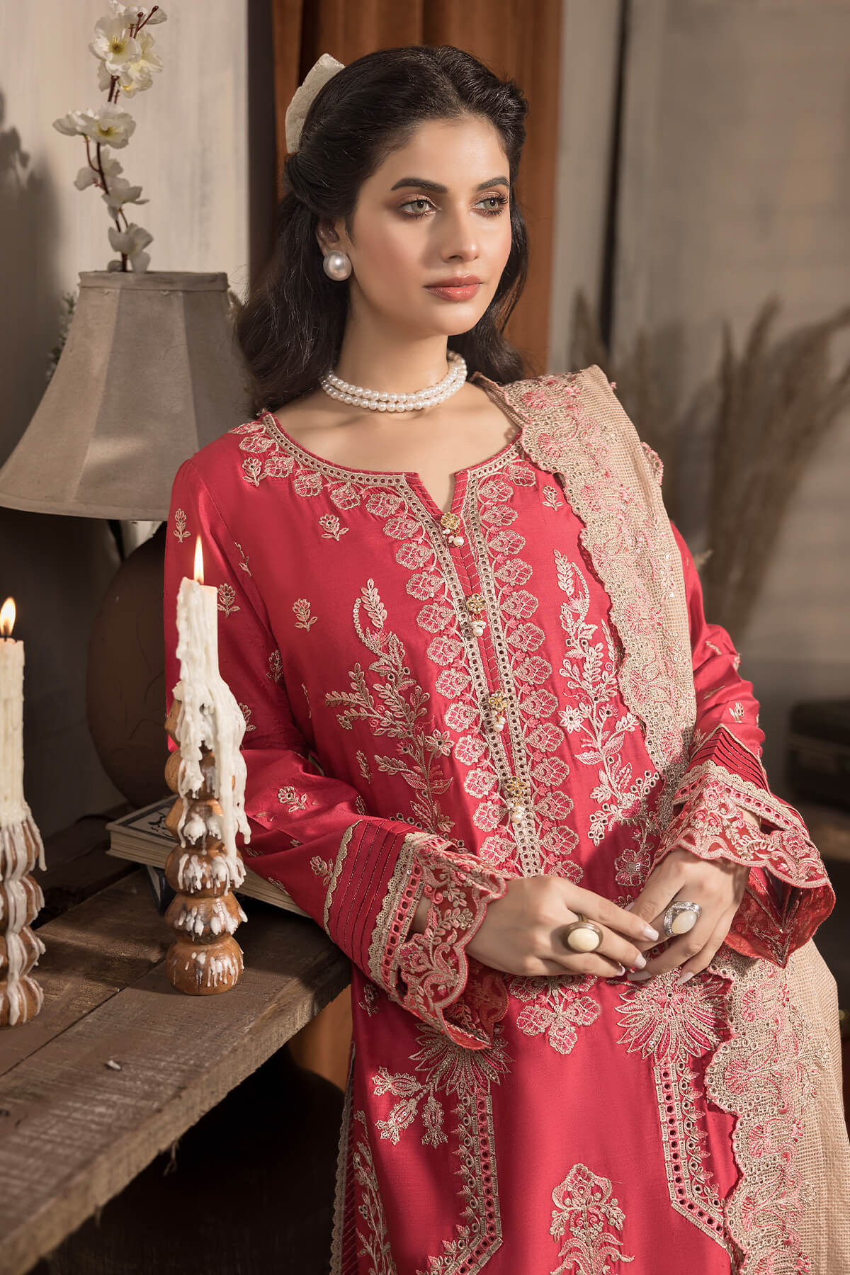 Imrozia Premium | Sehar Winter Collection | I.P-72 Yaqoot - Official Imrozia Premium stockist in UK - Sakeena London