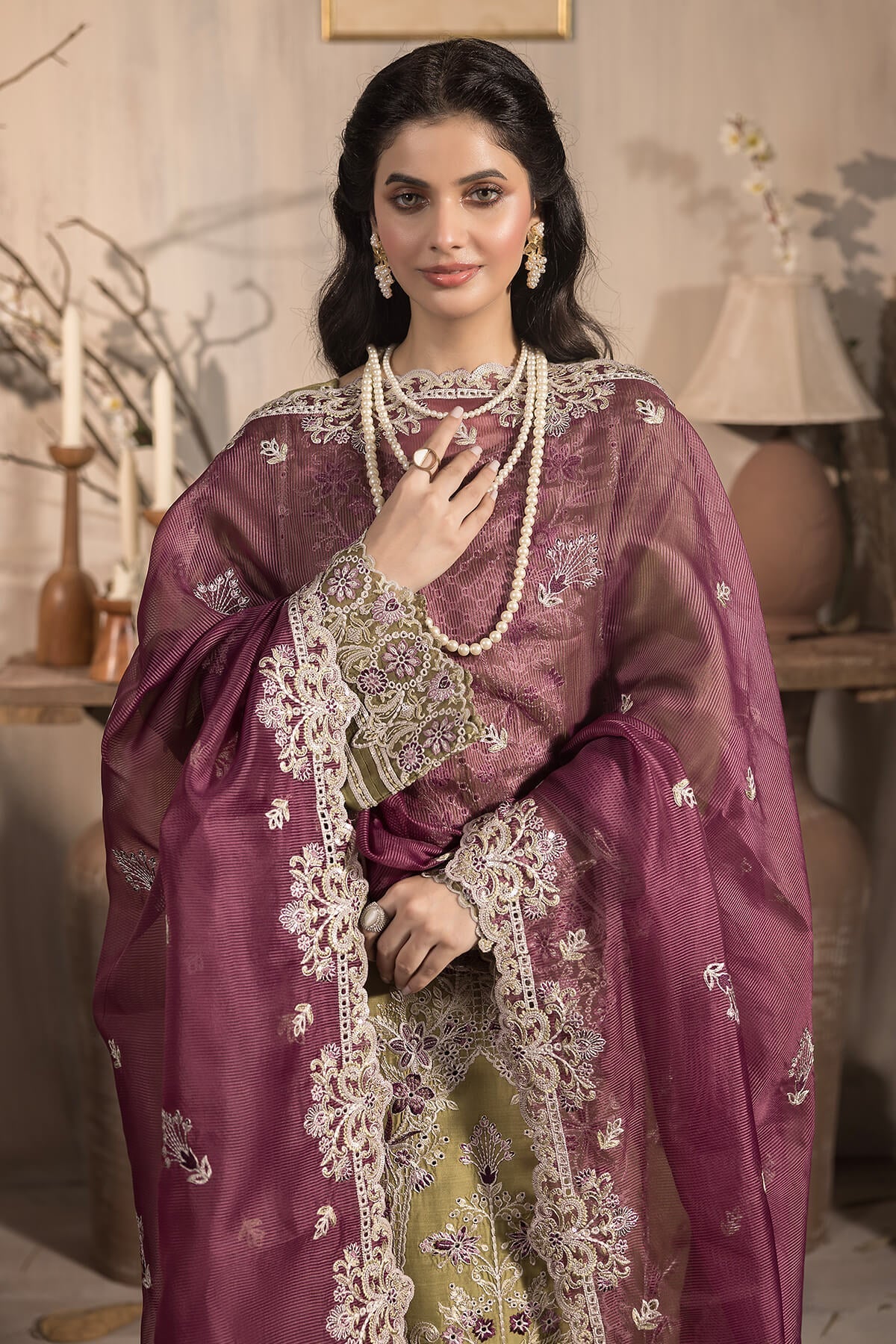 Imrozia Premium | Sehar Winter Collection | I.P-75 Abroo - Official Imrozia Premium stockist in UK - Sakeena London