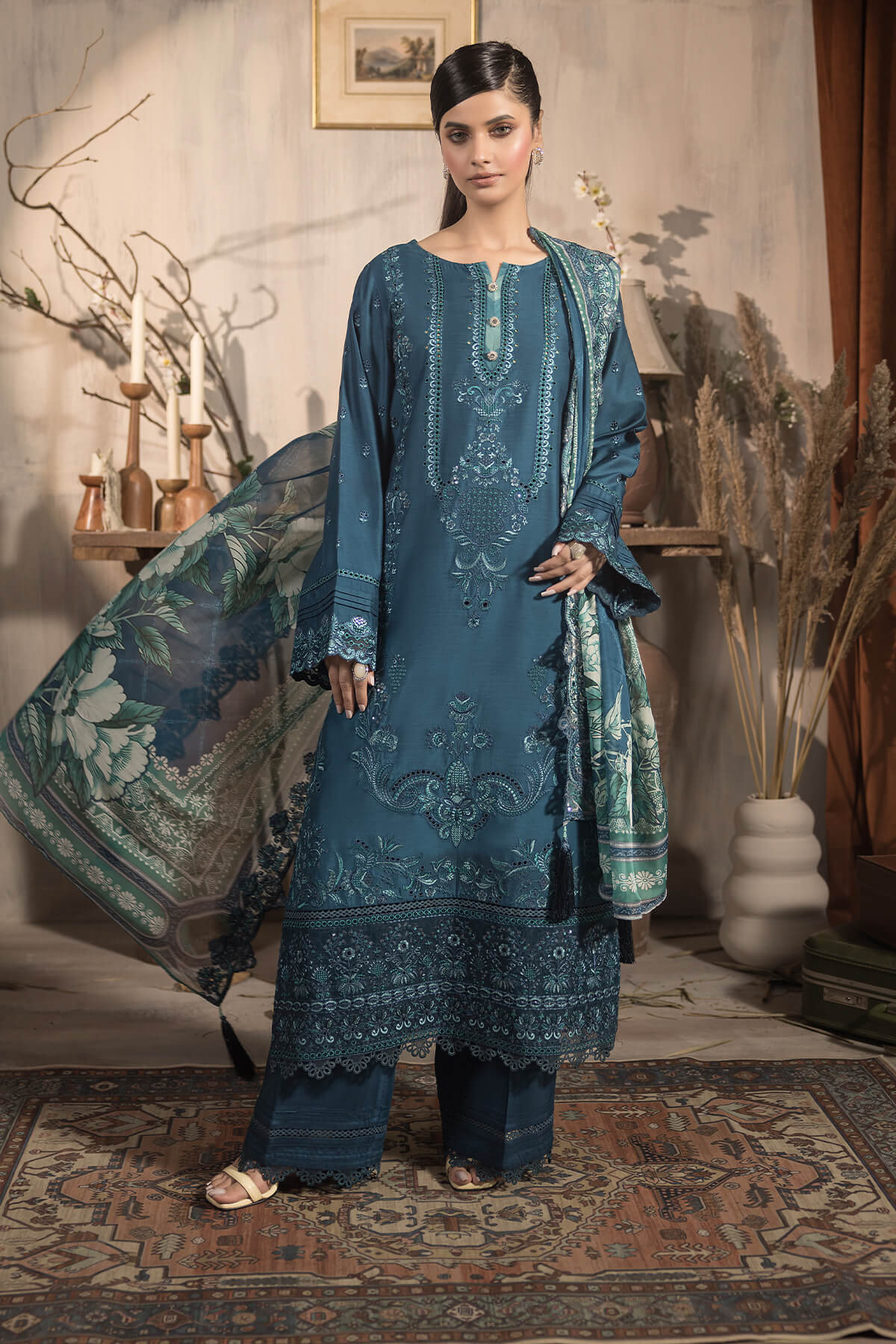 Imrozia Premium | Sehar Winter Collection | I.P-76 Malhaar - Official Imrozia Premium stockist in UK - Sakeena London