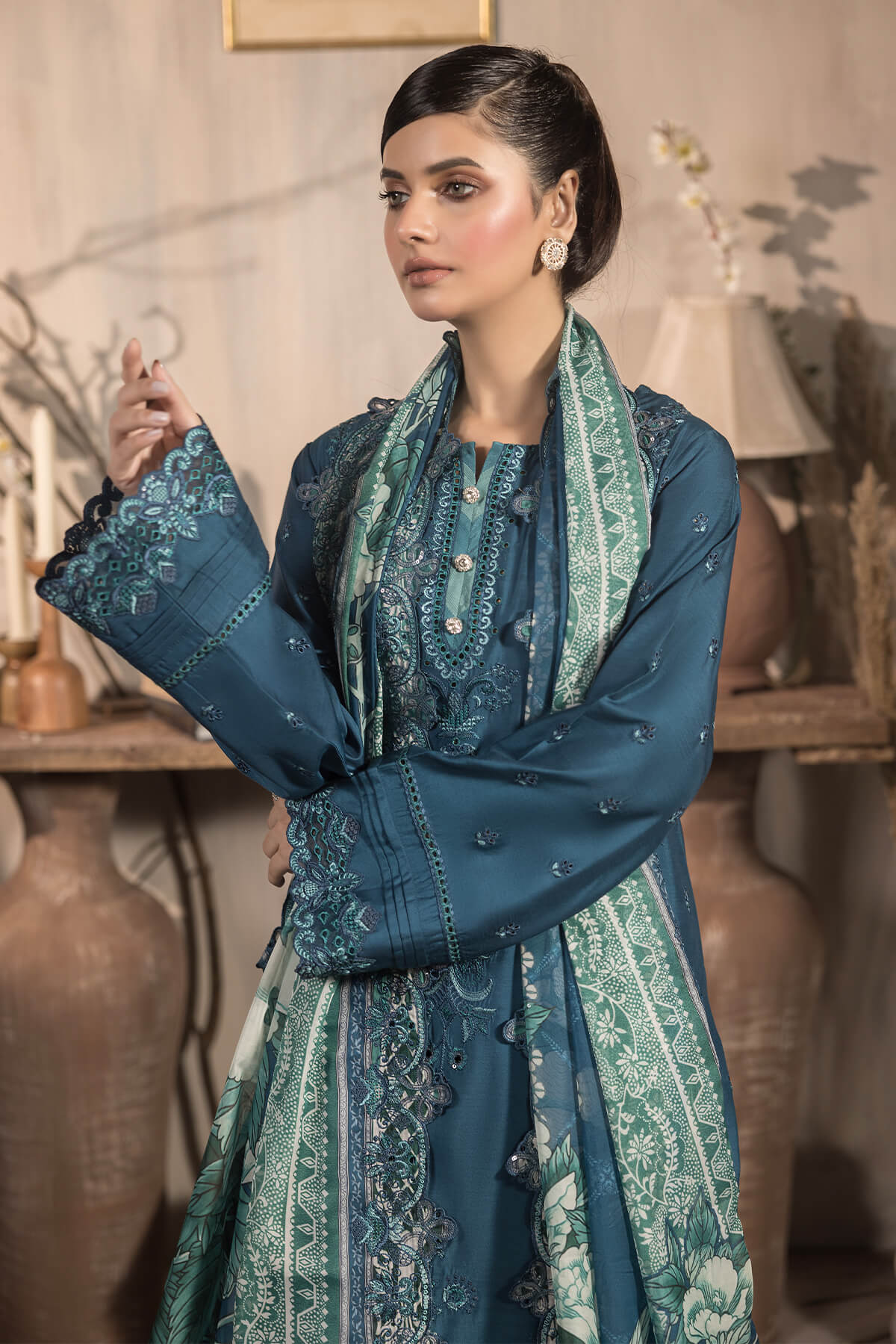 Imrozia Premium | Sehar Winter Collection | I.P-76 Malhaar - Official Imrozia Premium stockist in UK - Sakeena London
